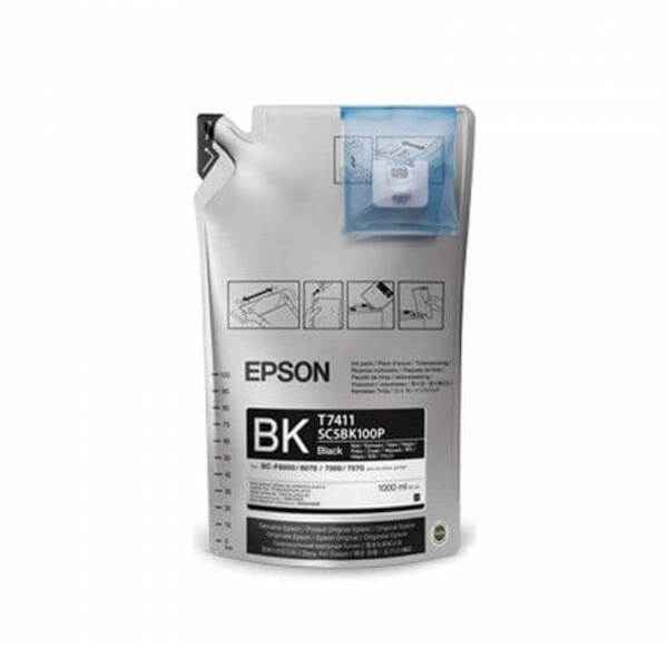 Tinta Sublimática Epson T7411 preto | F170 F571 F570